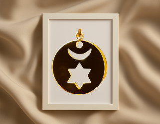 Schutzamulett - Rund